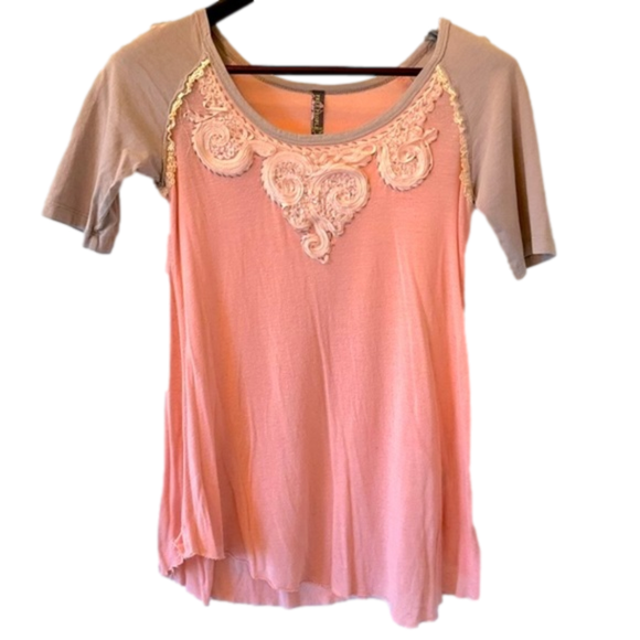 Free People Blush Henley - S - Picture 1 of 6